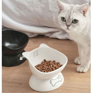 강아지 고양이 밥그릇 식기 애견용품 물그릇 세라믹 (WBA0EDB)