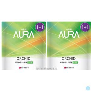 아우라 자동분사기 제 리필용 캔 난초향 280ml 4P