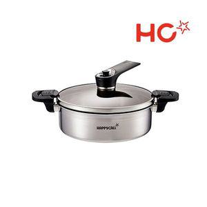 [해피콜] 진공 UP 통3중 IH 스테인리스 전골냄비 24cm[34721704]