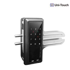 유니터치 SKB-707 유리문도어락 번호전용 단문용 학교 상가 사무실 강화도어 디지털 번호키 설치 교체