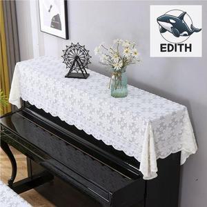 피아노 먼지 커버 레이스 장식 방진 덮개 오염 방지 200CM