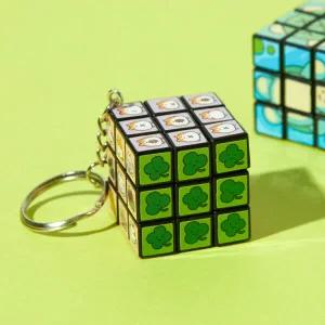[보리보리/아트박스 POOM]아트박스 매직큐브 키링 클로버