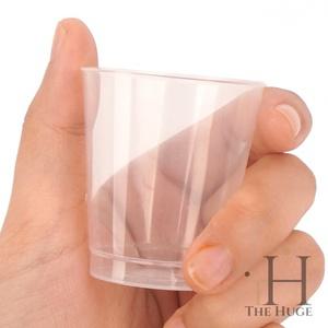 더휴즈 일회용 플라스틱 소주컵 70ml 25P 투명 플라스틱 소주잔