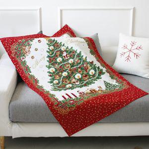 [블루마켓]크리스마스 트리 디자인 가리개천 패브릭 가림막천 가리개바란스 방문가리개 바란스커텐