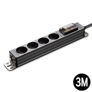 [하프클럽/알티피아]멀티탭 고용량 누전차단 콘센트 4구 3M (티타늄)