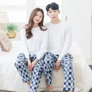 예스플러스 특면 9부 40수 주머니 파자마 스프링