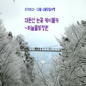 [KTX] 대둔산 케이블카 / 장태산휴양림 기차여행 (당일)