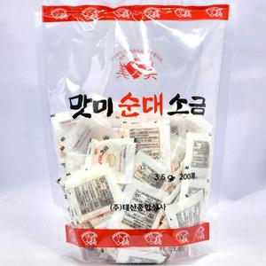 태산 맛미 순대소금 양념소금 배달용 포장용 일회용 3.5g 200개입
