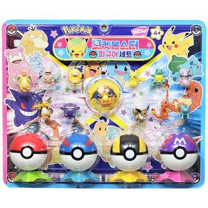 포켓몬스터 1세대 피규어 12종 대형세트 볼4개 포켓몬