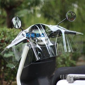 스쿠터 핸들 방수커버 전기자전거 계기판 덮개 투명 바이크 오토바이 비닐커버 티류으스