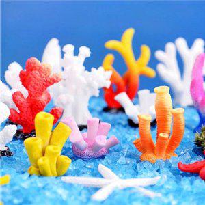 [기타]인공 산호 모형 어항 주족관 디오라마 피규어 장식 열대어 은신처 랜덤