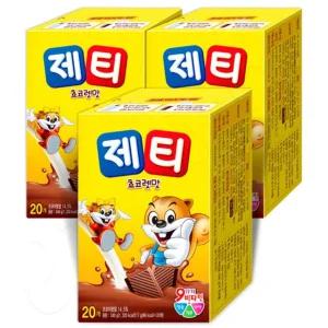 제티 초코렛맛 20Tx3개 총60T