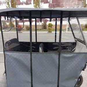 전동차 비닐 커튼 방풍 천막 투명 레인 커버 캐노피