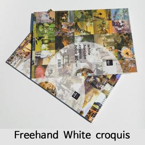 모조크로키북 80gsm - 4/8절/A3/A4 - 5권 (백색or미색60 매) ++ 프리핸드