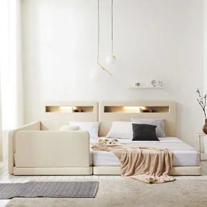 홈즈 스테이 LED 저상형 모듈 패밀리 침대 SS+Q 데이베드형 HSY855