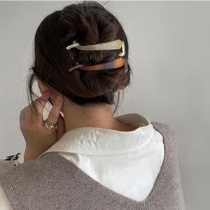 클립바나나핀 올림머리핀 헤어집게삔 헤어핀 올림머리집게핀