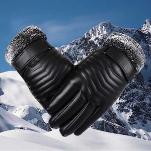 출장 직장인 남성용 기모 스포츠 겨울 안감 퍼 남자 겨울장갑 라이더 방한용 가죽장갑