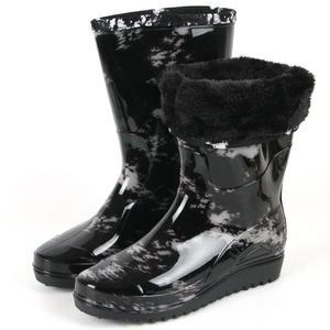 블랙 방수 방한장화 논슬립 남성용 털부츠 낚시장화 밀리터리 겨울 (노바) 670