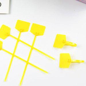 전선정리 쫄대 묶음 메모 마킹 케이블 타이 100P 노랑 (WFGIKH9)