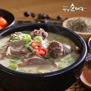[NS홈쇼핑][팽현숙공식] 프리미엄즉석국 옛날순대국 10인분(육수5+순대2+고기2)..[34956863]