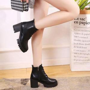 [HYD9985J_51IM]여성 워커힐 미들굽 키높이 스트릿 캐주얼