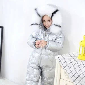 남자 여자 스키복 남성 여성 보드복 세트 -30 도 겨울 아기 패션 원피스 다운 재킷 남아 실버 방수 스키 슈