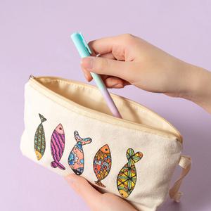 [민화샵] 패브릭 파우치 만들기 필통 파우치백 미술 놀이 재료