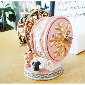 [MENPR1O4_52AJ]깜찍곰 관람차 오르골 스타일 1P 인테리어