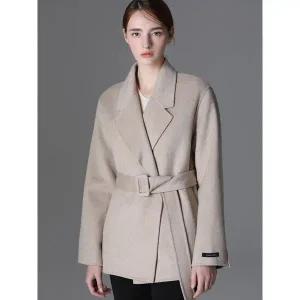 [모리모리스]줄리아 오픈 핸드메이드 벨티드 울코트_P348527633