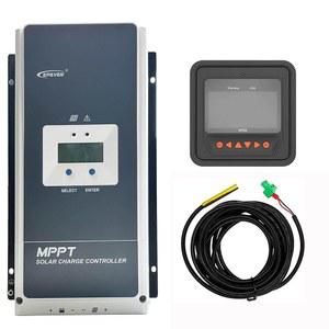 EPEVER 100A MPPT 태양광 컨트롤러 Max PV 입력 200V 12 /24 /36 /48V 자동 식별 배터리 전압 충전 전류 리모컨별 매개 변수 조정(Tracer10420AN MT52 TS)