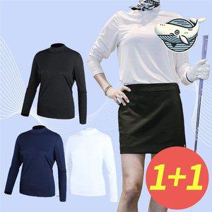 여성 쿨링 하이넥 베이스레이어 긴팔 티셔츠 (WFGSUDX)