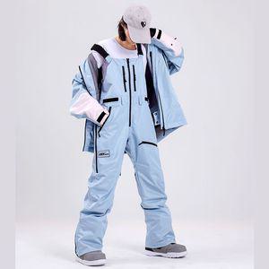 스키복 보드복 세트 남성 여성 상하의 방풍 스노우 보드 방수 방한 슈트