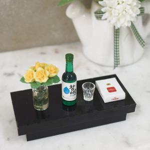 납골당 추모 꾸미기 술 담배 대리석 미니어처