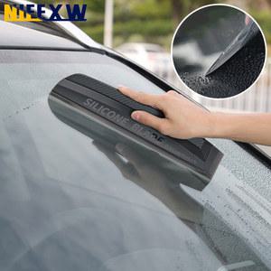 스크래치가 없는 부드러운 실리콘 핸디 스퀴지, 물 창문 와이퍼, 건조 블레이드, 스크레이핑 클리너, 스크레이퍼 도구, 필름 액세서리