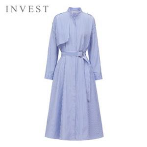 [인베스트] 스트라이프벨티드롱원피스_IN5S1OP3061