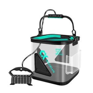 [MEMOP969_52DF]살림통 투명 두레박 낚시 밑밥통 13L