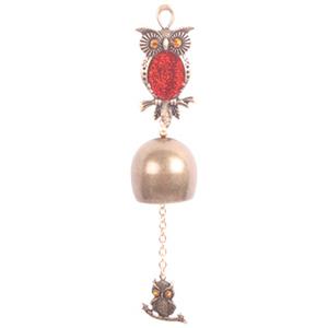 행운 킹부엉이 문종 이쁜 국산 도어벨 자석 풍경 은은한 현관종 까페 식당 출입문 큰소리