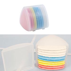 재단용 삼각형 컬러초크 옷재단분필 10개입 전용케이스 가죽공예초크