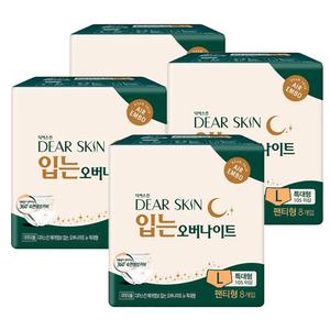 디어스킨 입는 오버나이트 특대형 8개입 4팩 (총32개)