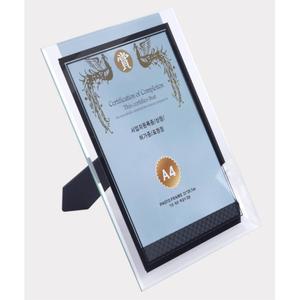 투명 탁상형 크리스탈 A4 액자 포토프레임 홈스타일링프레임