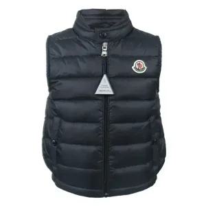 몽클레어 25SS 키즈 로고 패딩조끼 네이비 1A00019 597YF 778