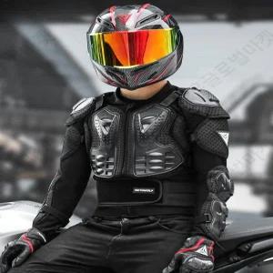 에어백조끼 오토바이 안전 보호 장비 입는 자켓 사계절용 바이크 슈트 반사