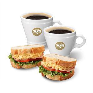 아메리카노(R)2잔+부드러운 에그 마요 샌드위치