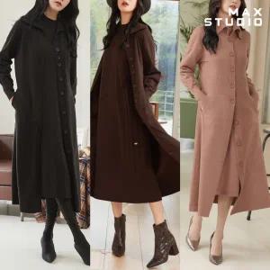 [막스스튜디오] 여성 어텀 니트 롱가디건 2종택1