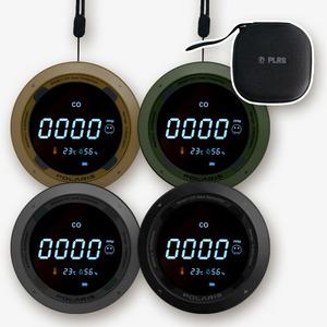 폴라리스 일산화탄소 경보기 온도 습도 감지기 CO 캠핑 휴대용