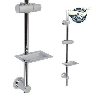 [기타]슬림 슬라이드바 실버 샤워기 거치대 욕실 수납 (WFH1W4Y)