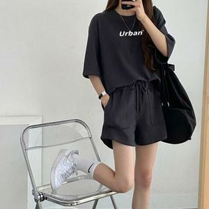 [오노마] ONM 여성 반팔 반바지 편한 홈웨어 트레이닝복 상하의세트