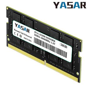 YASAR DDR4 노트북 4GB 8GB 16GB 32GB 1.2V 260pin 2666MHz 2400MHz 2133MHZ PC4 Sodimm 메모리 ddr4 3200