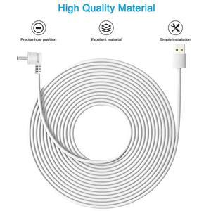 링 스틱 업 캠 배터리/스포트라이트 배터리 HD 카메라용 25피트/7.6m 비바람에 견디는 야외 충전 케이블