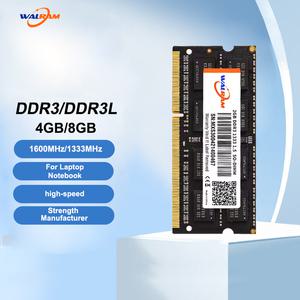 Walram 내장 메모리 DDR3L 1600MHz 노트북 램 DDR3 8GB 4GB 1333MHz 1.35V 1.5V Sodimm 1333 1600